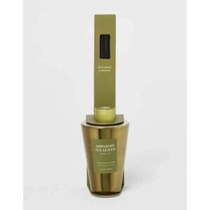 Midnight Tea Leaves Reed Diffuser With 8 Reeds Home Aromatherapy Fragrance Set